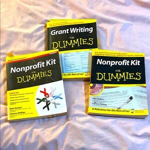 Three books nonprofit kit for dummies three books that helped